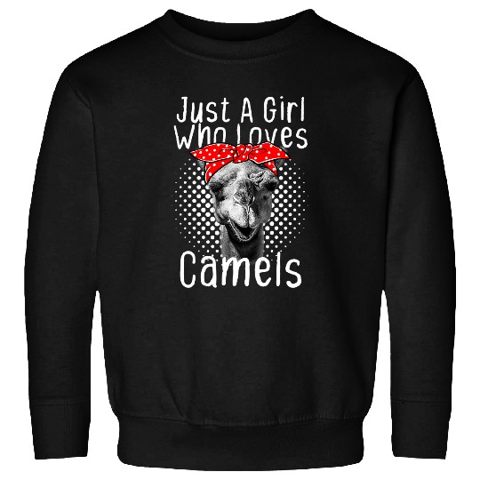 Llama Pet Just A Girl Who Loves Camels Hump Day Camel Lover Women Sweatshirts
