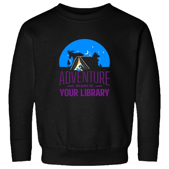 Book Fun Summer Reading Program 04 Adventure Begins at Your Library 05 Sweatshirts