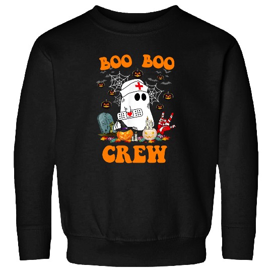 nurses Job boo boo crew 2nurses halloween costume Sweatshirts