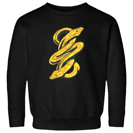 Python Pet Banana Ball Python Herpetologist Snake Lover Sweatshirts