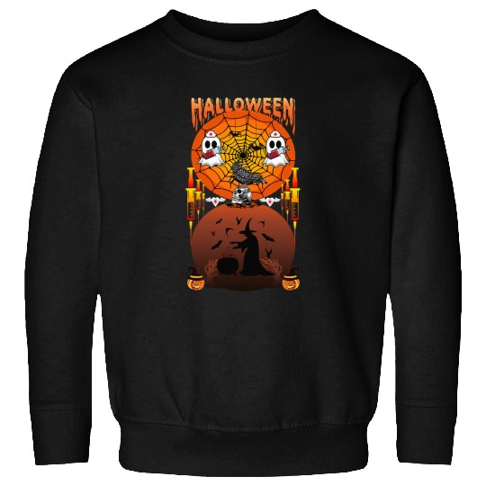 nurses Job Boo Bees Funny Halloween nurses Sweatshirts