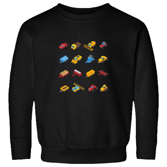 Tractor Fun driving agriculture machines tractor identification farmer vehicles Sweatshirts