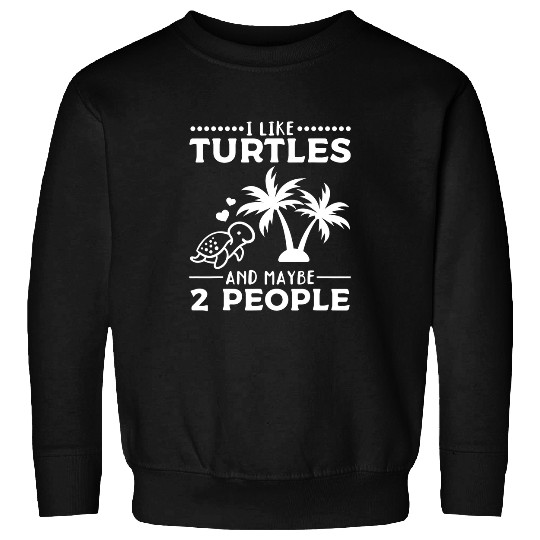 Turtle Pet I Like Turtles And Maybe People I Cute Turtle Sea Turtle 160 Sweatshirts