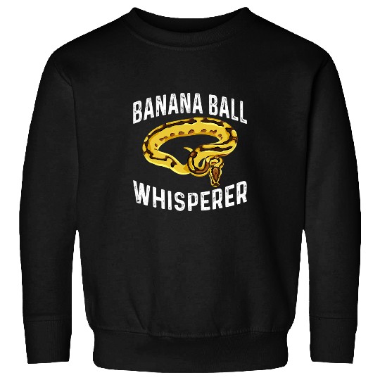 Python Pet Banana Ball python Whisperer Sweatshirts