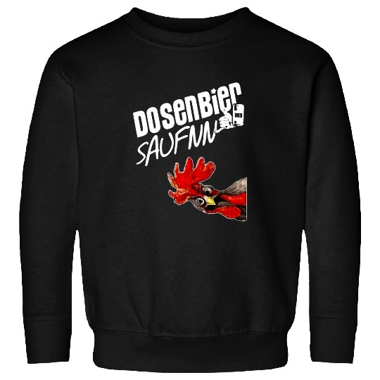 Chicken Pet crazys Rooster drinking canned beer easy going fashion Sweatshirts