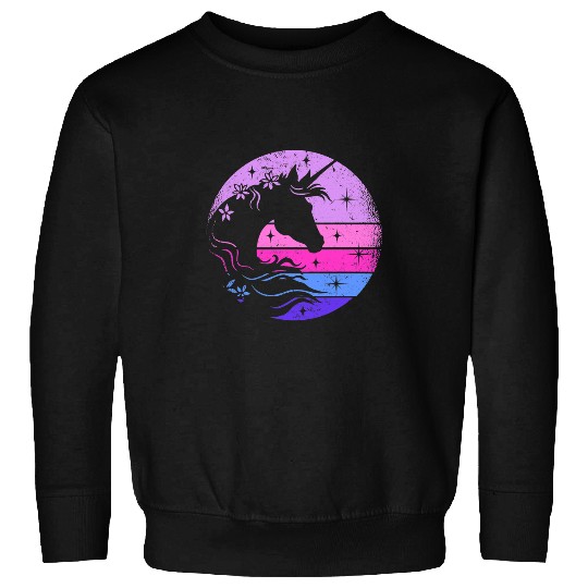 Unicorn Pet Retro Unicorn Bling Fairytale Lover Unicorn Fantasy Sweatshirts