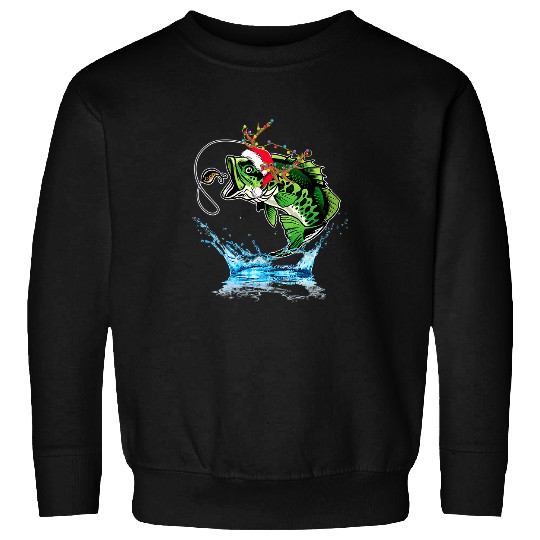 Fishing Fun Christmas Merry Fishmas Ugly Pajama Fisher149 Sweatshirts