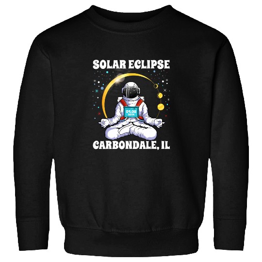 Astronaut Job Carbondale IL Solar Eclipse 2024 Astronaut Space Totality Sweatshirts