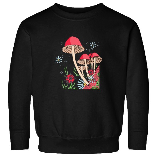 Ladybug Cottagecore Insect Collector Entomologist Ladybug Sweatshirts