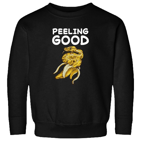 Python Pet Feeling Peeling Good Banana Ball Python Snake Reptile10 Sweatshirts