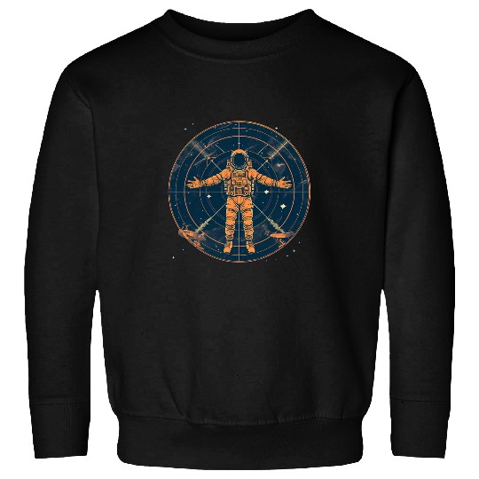 Vitruvian Astronaut Funny Leonardo Da Vinci Graphic 21 Sweatshirts