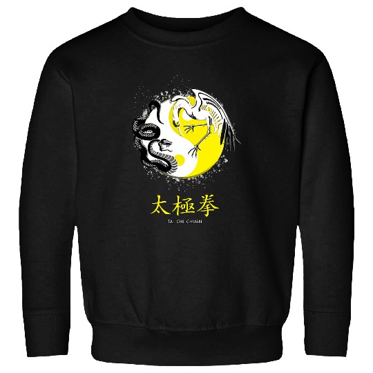 Snake Pet Tai Chi Chuan Snake and Crane Sweatshirts