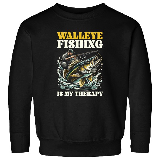 Fishing Fun Walleye Fishing Fish Catcher Fisher Fisherman 6 Sweatshirts
