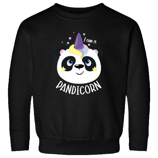 Unicorn Pet I Am A Pandicorn Panda Bear Unicorn Lover Zookeeper Sweatshirts
