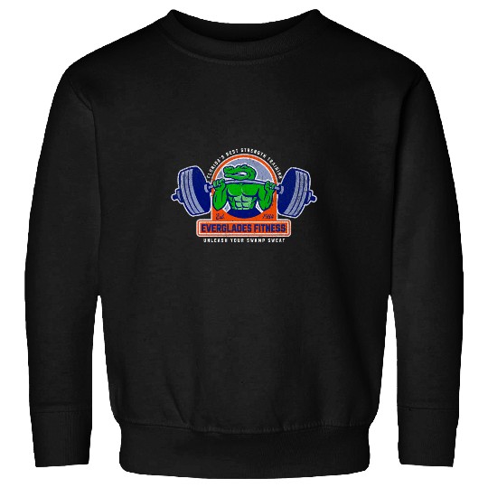 Everglades Fitness Est 1984 Gator Florida Workout Apparel Sweatshirts