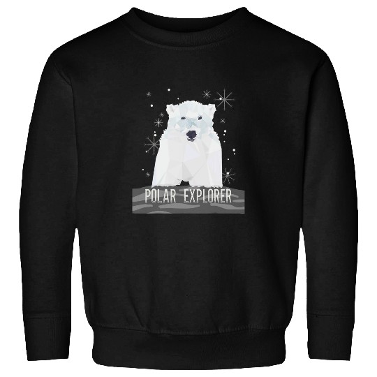 Bear Pet Cute Polar Bears Explorer Save The North Pole Climate Change Sweatshirts