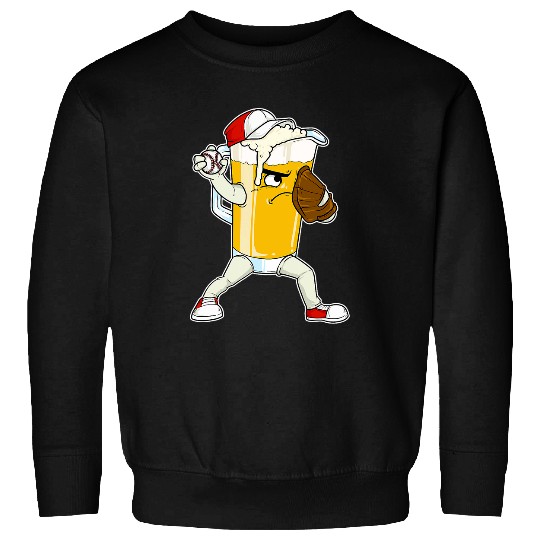 Beer Fun Baseball Pitcher Pub Sweatshirts