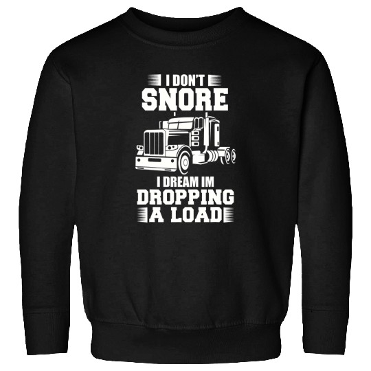 Truck Fun Men Women Big Rig Trucking Truckin Road Lorry 1 Sweatshirts