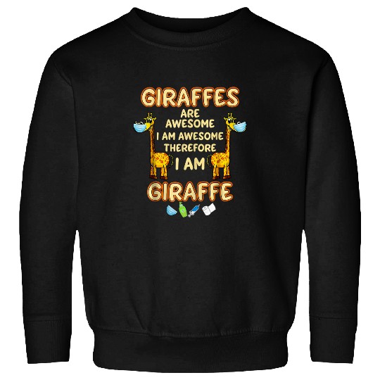Giraffe Pet plus size mors day graphic print Sweatshirts