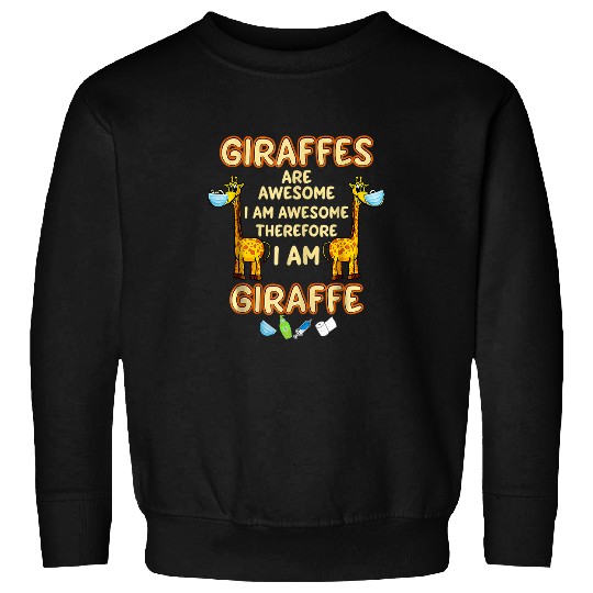 Giraffe Pet plus size mors day graphic print Sweatshirts
