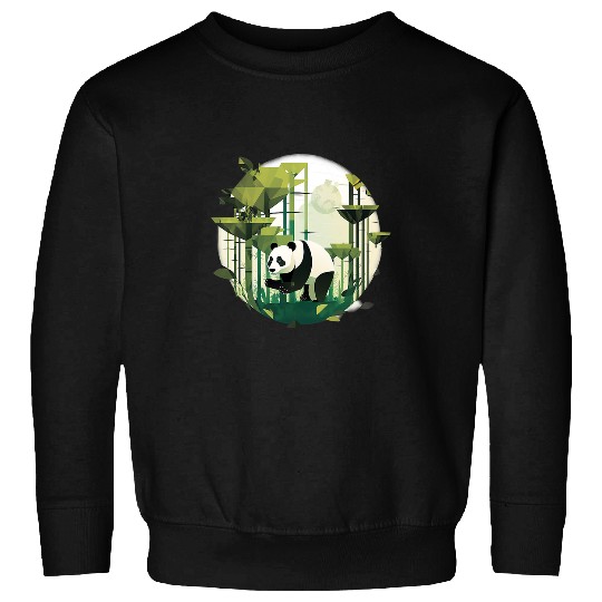 Panda Pet Empathy Kawaii and Caring in Chinese Forest Sweatshirts