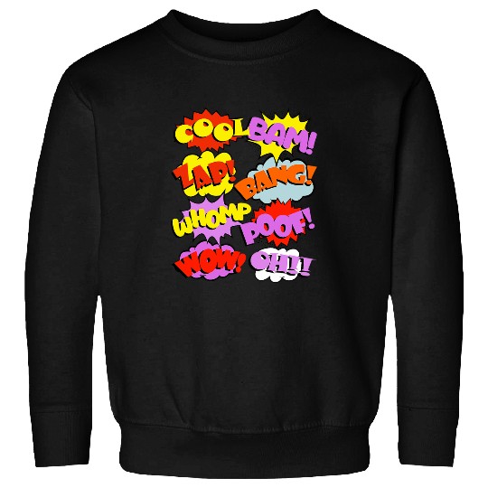 Book Fun Comic Books For Men Comics Women Kids Comic Sweatshirts