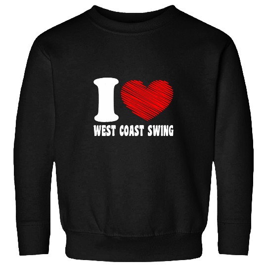 Retro West Coast Swing Dance 2West Coast Swing Sweatshirts