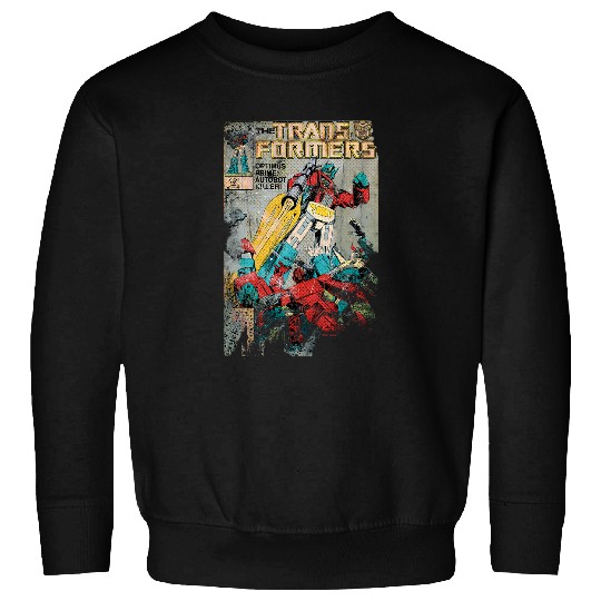 Book Fun Transformers vintages Faded Autobot Killer Comic Sweatshirts