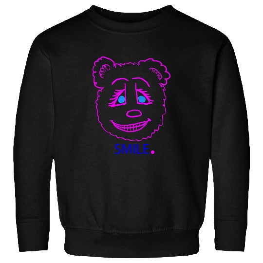Bear Pet SMILE BEAR BY CHAVEZ INK Sweatshirts