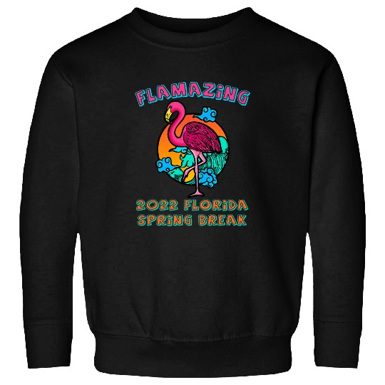 Flamingo Pet Spring Break Matching Retro Cool Amazing Sweatshirts