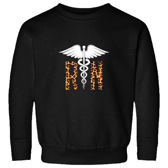 nurses Job RN Registered nurses Leopard Nursing Student Sweatshirts