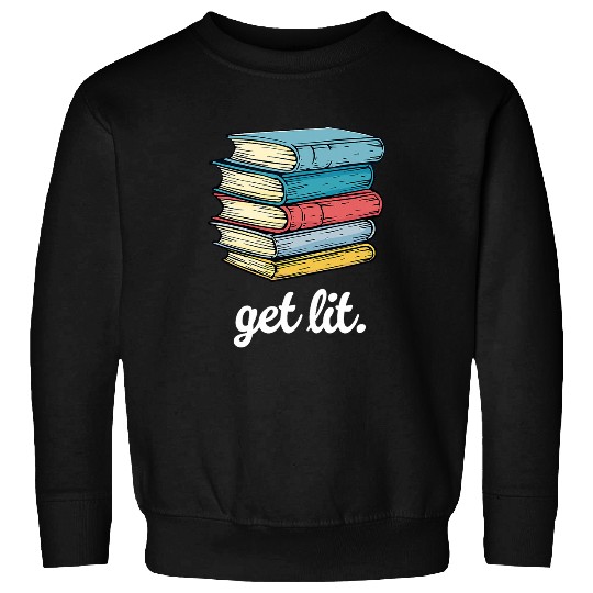 Book Fun Lets Get Lit 6 Sweatshirts