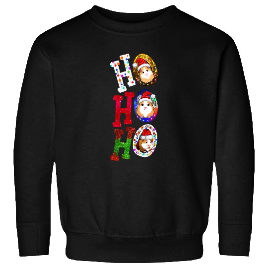 Guinea Pig Pet Ho Ho Ho Merry Guinea Pig Christmas Sweatshirts