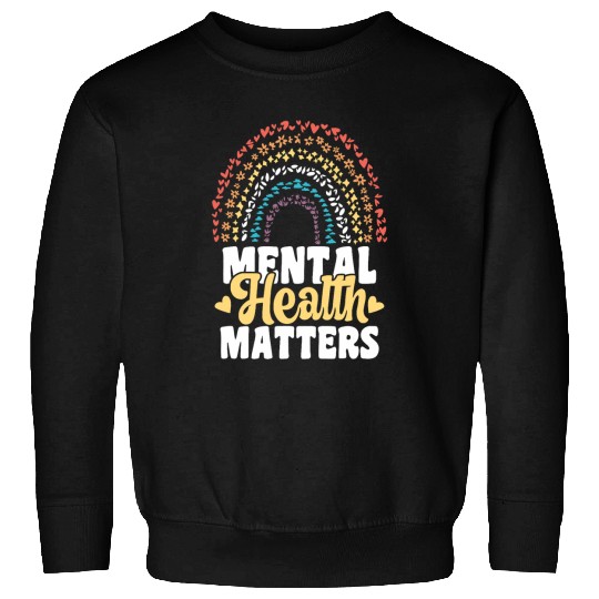 Psychologist Job Mental Health Matters Human Brain Psychology Sweatshirts