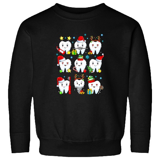 dentists Job Merry Christmas Dental Crew dentists Assistant Teeth Xmas Sweatshirts