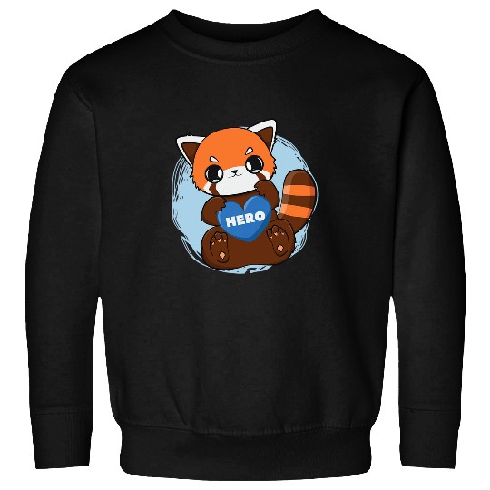 Panda Pet Fathers Day bests Red Panda Dad Parent Papa Bear Cute Anime Sweatshirts