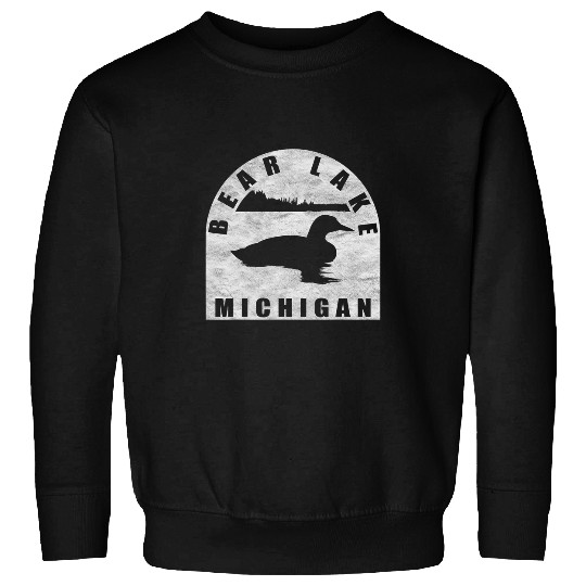 Bear Pet Bear Lake Loon Michigan Sweatshirts