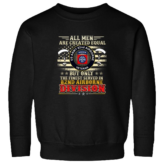 All Men US armys 82nd AIRBORNE Division Gifts Patriotic Flag Sweatshirts