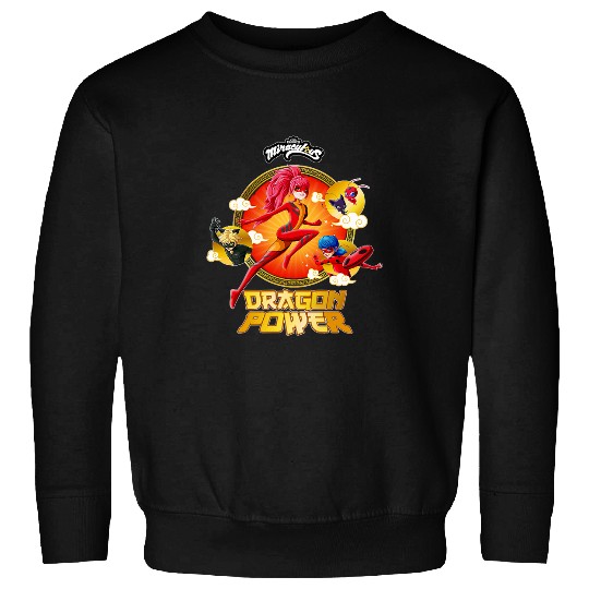 Dragon Pet Miraculous Ladybug Cat Noir Lady Dragon Power Lunar Year Sweatshirts