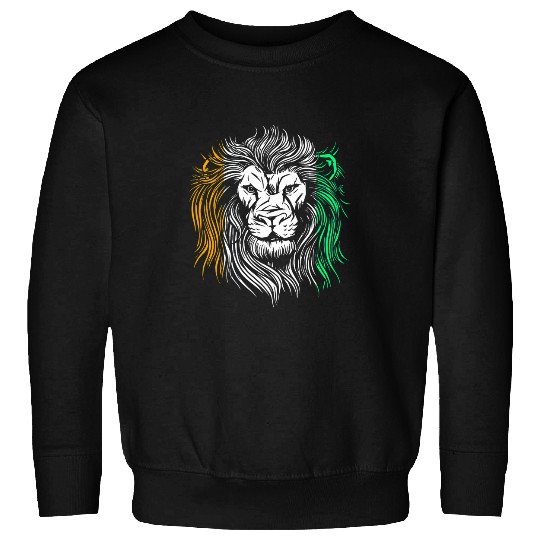 Lion Pet Flag Ivory Coast Sweatshirts