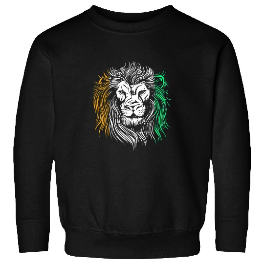 Lion Pet Flag Ivory Coast Sweatshirts