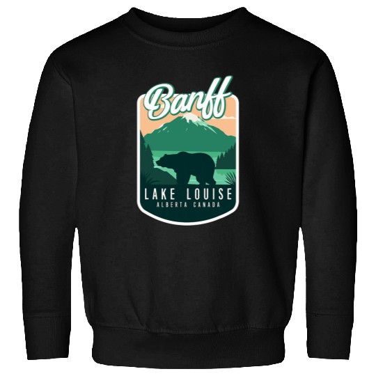 Bear Pet Lake Louise Alberta Bear Banff National Parks Canada Sweatshirts