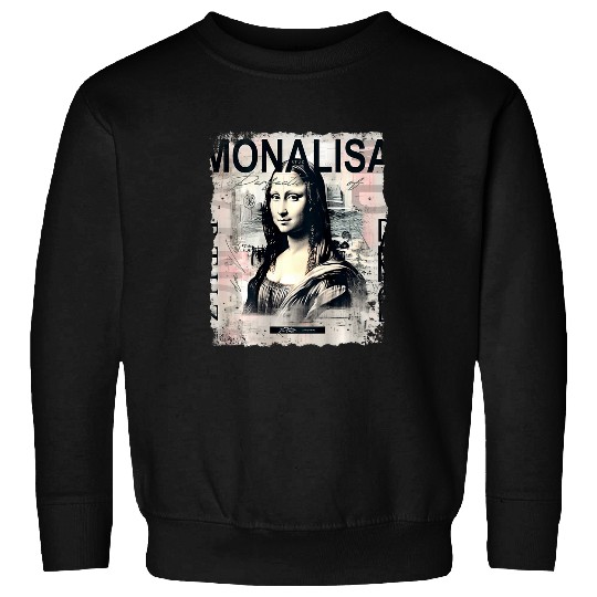 Abstract graffiti art Leonardo da Vinci art Mona Lisa 1 Sweatshirts