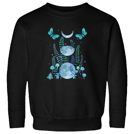 Fairy Grunge Fairycore Aesthetic Goth Luna Moth Mushroom 1 Sweatshirts