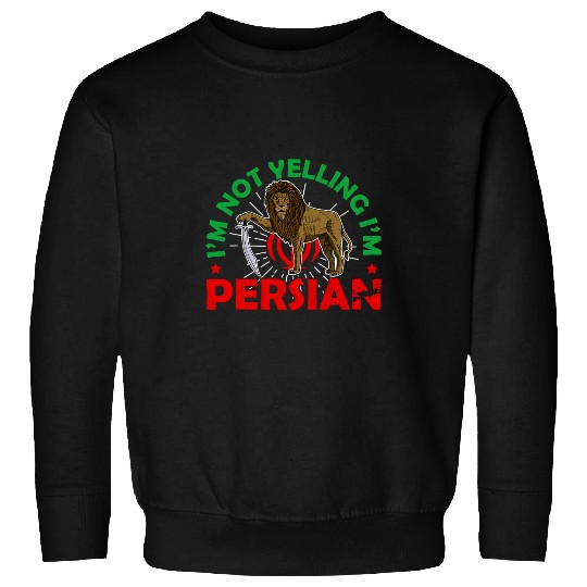 Lion Pet iran mythical emblem historical Persan Shir o Khorshid 5 Sweatshirts