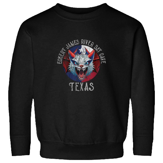 Eckert James River Texas Hill Country Bat Cave Chiroptera Sweatshirts