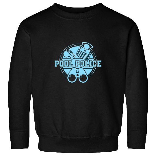 Police Job Funny Pool Police Men Womens Lifeguard Security 8 Sweatshirts