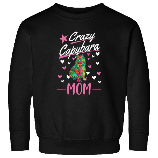 capybaras Pet crazys capybaras mom capybaras Girl Sweatshirts