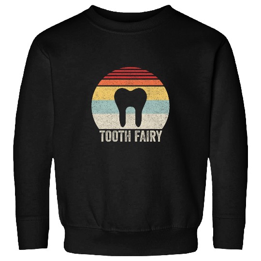 dentists Job vintages Retro Tooth Fairy Dental dentists Sweatshirts