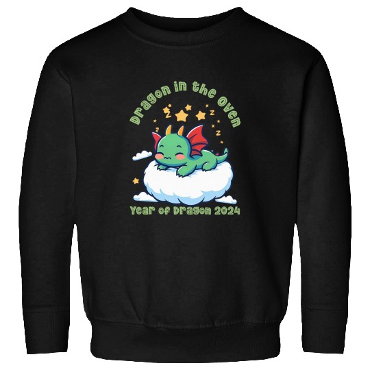 Dragon Pet in the Oven Baby Show Expecting Mom Pregnancy Costume 10 Sweatshirts